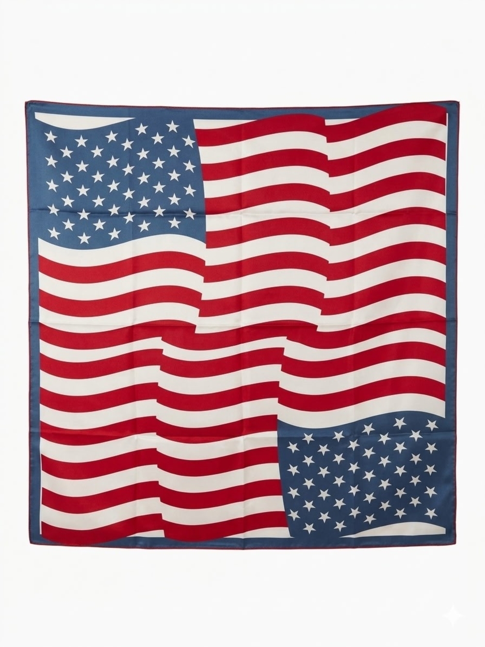 American Flag Pattern Wild Rag
